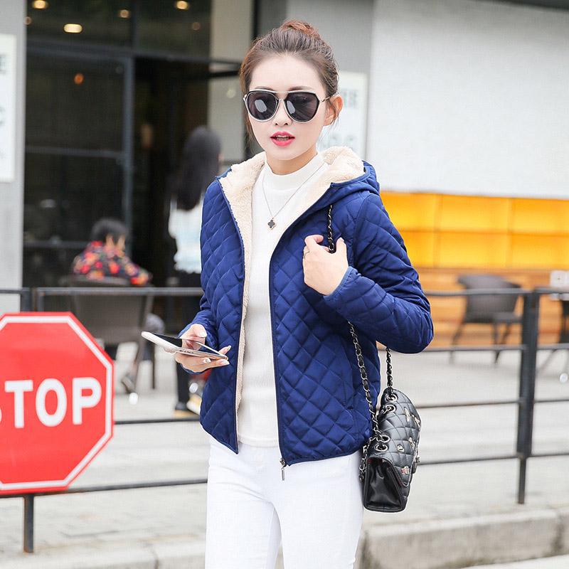 Women Down Parkas Down Jackets Female Cotton-Padded Winter Coat Hoody Outwear Coats