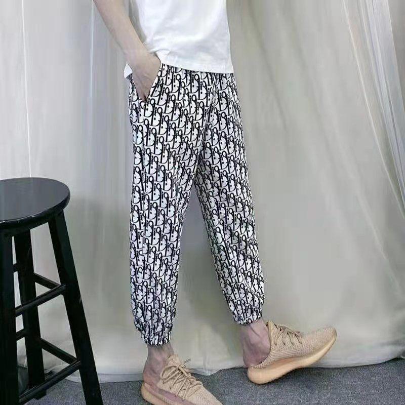 Summer New Casual Pants Men's Slim Trousers