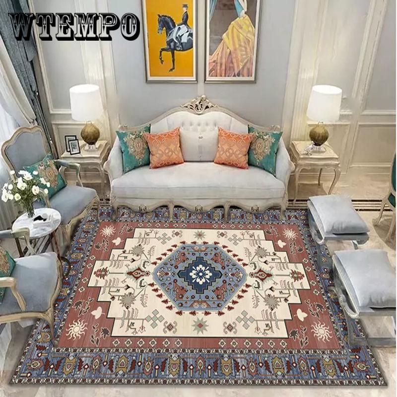 Large Carpet for Bedroom Bohemian Mandala Floor Mat Non-slip Colorful Home Area Rug tapis