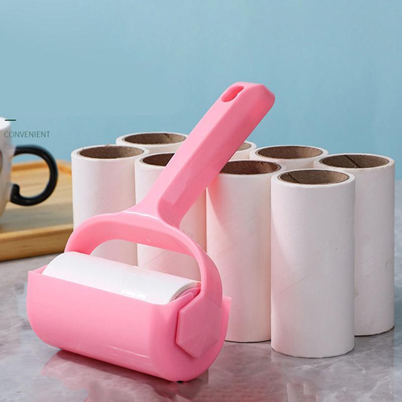 Pet Fur Lint Brush Pet Hair Remover Reusable Portable Household Pet Hair Cleaning Brush Fur Removing Roller Lint Brush Dog Cat Animals Hair Cleaning