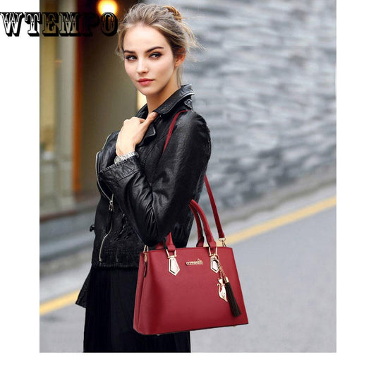 Casual trend shoulder bag Messenger bag leather sense summer handbag fashion versatile handbag
