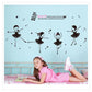 Cute Dancing Girl Child Room Decoration Pvc