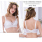 Thin Sexy Lace Non-magnetic No Steel Ring Gather Bra Anti-sagging Breast-receiving Breathable Bra