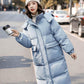 Down Padded Jacket Women's Loose Mid-length Coat Over-the-knee Coat Winter Padded Jacket