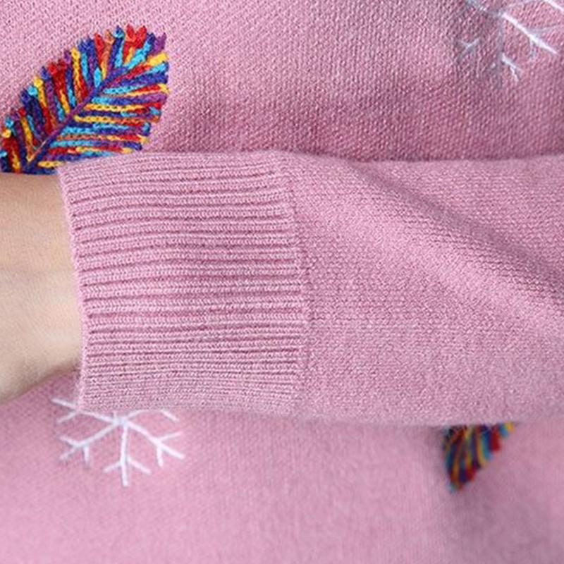 Sweater Women's Short Slim-fit Autumn and Winter Knit Sweater Pullover Women's Spring and Autumn Bottoming Shirt