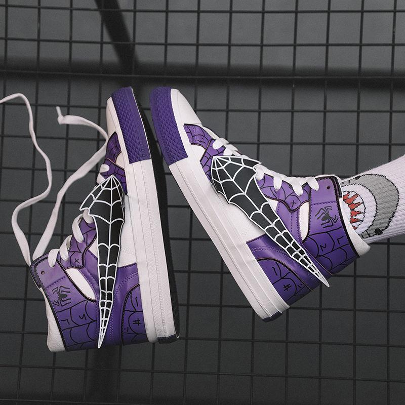 High Top Men Sneakers Comics Running Basketball Shoes Women Breathable Wear-resistant Canvas Shoeses