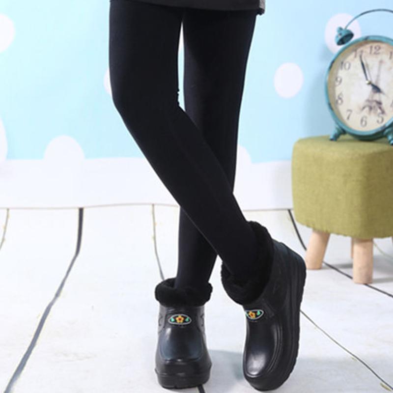 Plus Velvet Warm Shoes Anti-skid Warm Waterproof Rain Boots EVA Car Wash Kitchen Plus Velvet Cotton Shoes Student Boots