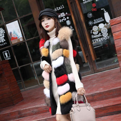 Winter Woman's Cotton Coat Winter cold warm Long sleeve jacket Trend Large size Fur coat