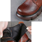 Leather Martin Boots Women's Thick-soled Short Boots Women's Autumn and Spring Leather Boots Lace and Single Boot