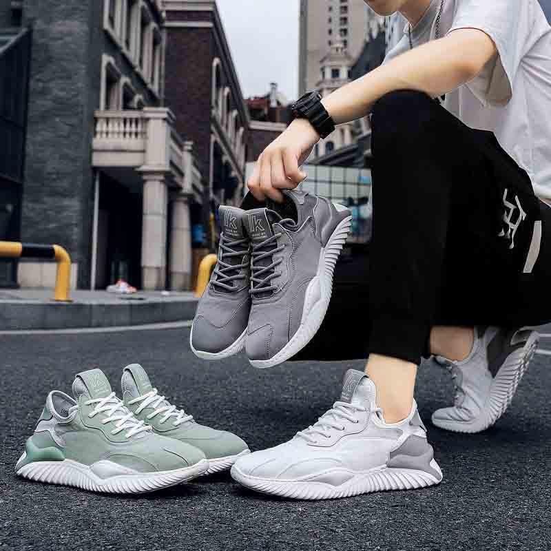 Plus Size 39-44 Men Sneakers Low-top Running Basketball Shoeses Outdoor Non-slip Sports Shoes Shockproof Shoes
