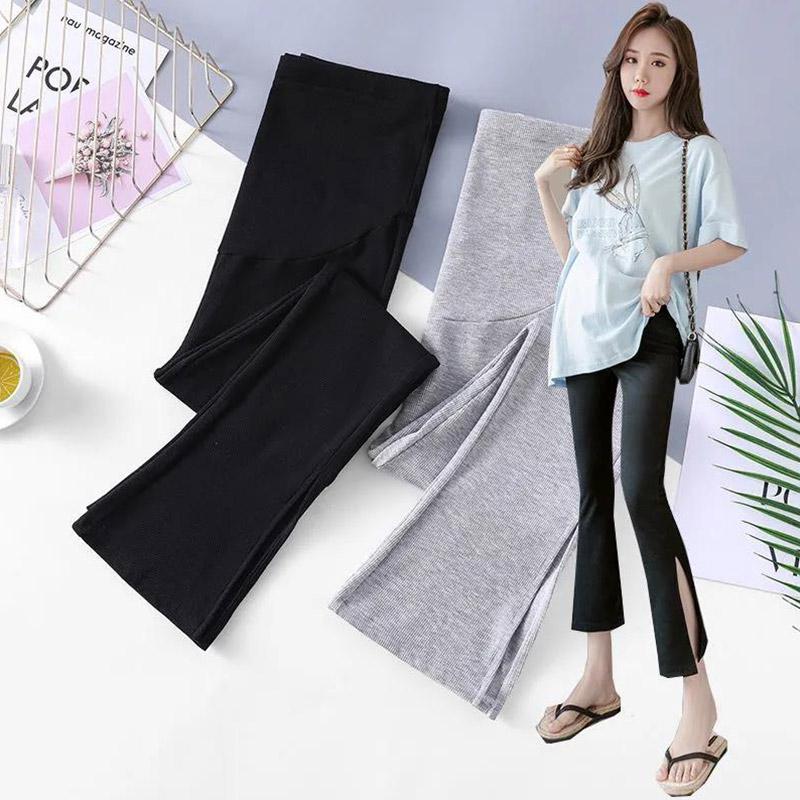 Pregnant Women's Pants Fashion Spring and Summer Thin Cropped Trousers Slimming Belly Lift Pants Pregnant Women's Leggings