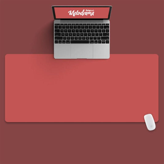 Chinese Style Solid Color Mouse Pad Oversized Office Computer Keyboard Pad Desk Pad Student Custom Medium Trumpet