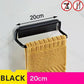 Towel Holder Rack Rail Hanging Space Aluminum Wall-mounted Slippers Rack on The Wall Single Pole Nail-free Bathroom Toilet Bath Towel Organization