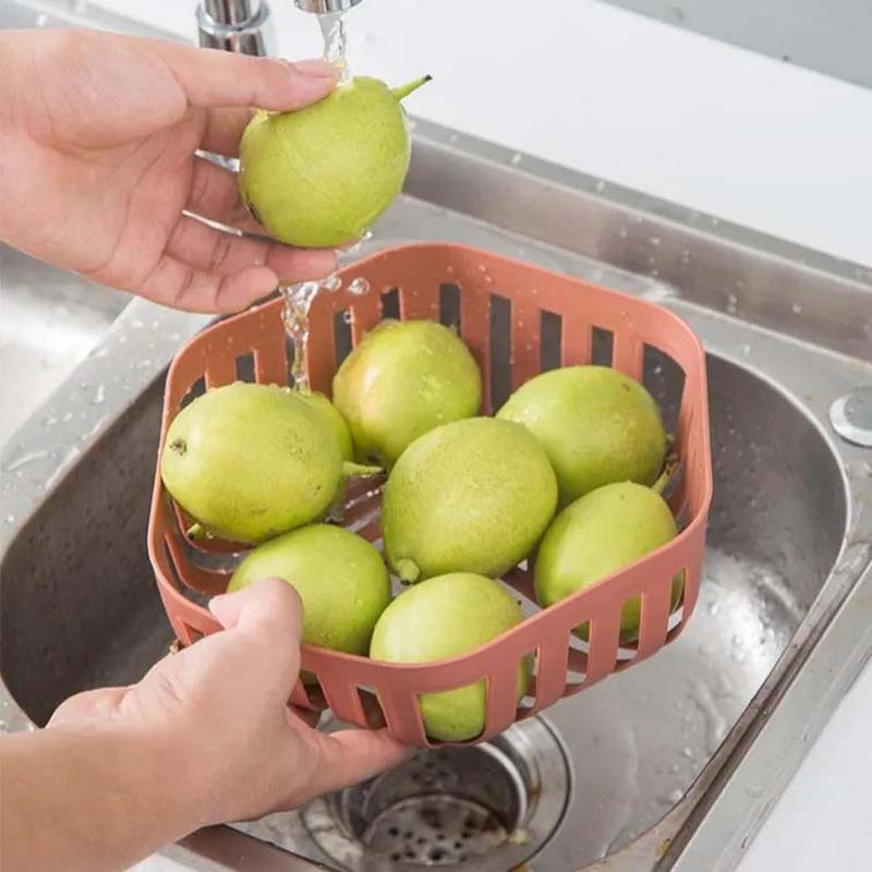 Creative Fruit Storage Basket Snack Living Room Tea Several Home Storage Basket Modern Minimalist Hollow Supplies Storage Box