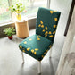 4PCS Elastic Printed Dining Chair Cover for Hotel Wedding Party Office Chair Covers Spandex Stretchable  Chair Cover