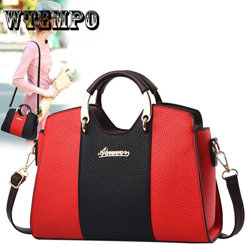WTEMPO Brand Handbag Fashion Women Shoulder Bag Western Style Handbag