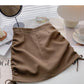Skirt Spring A-line Skirt Women's Design Sense Niche High Waist All-match Drawstring Bag Hip Skirt
