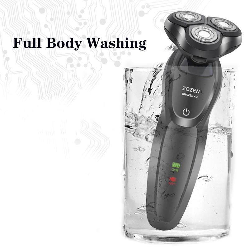 Full Body Washing Shaving Intelligent Rechargeable Household Beard Knife Male Facial Shaver Electric
