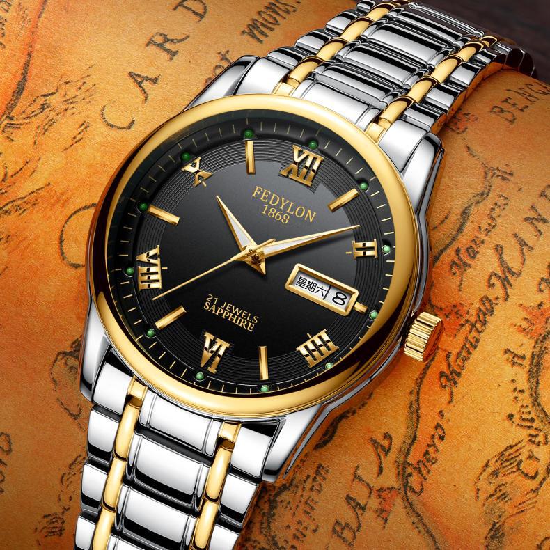 Business Men's Watch Creative Man Clock Machinery Luminous Luxury Classic Men's Watches Wristwatch