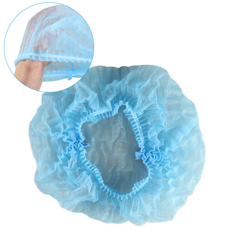 100pcs Disposable medical caps Non-woven fabric surgical hair cover long hair sterile Surgical cap