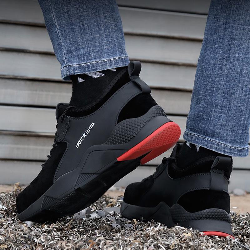 Men Safety Shoes Winter Labor Protection Shoes Welder Work Shoes Anti Smash Anti Piercing Anti Slip