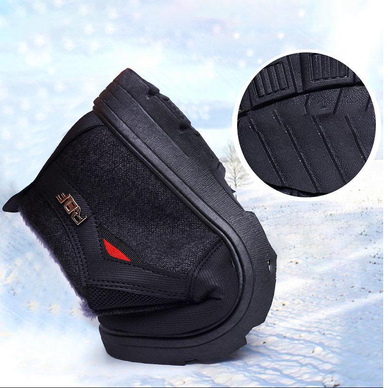 Winter Cloth Shoes Plus Velvet Thick Warm Old People Shoes Non-slip Comfortable Snow Boots