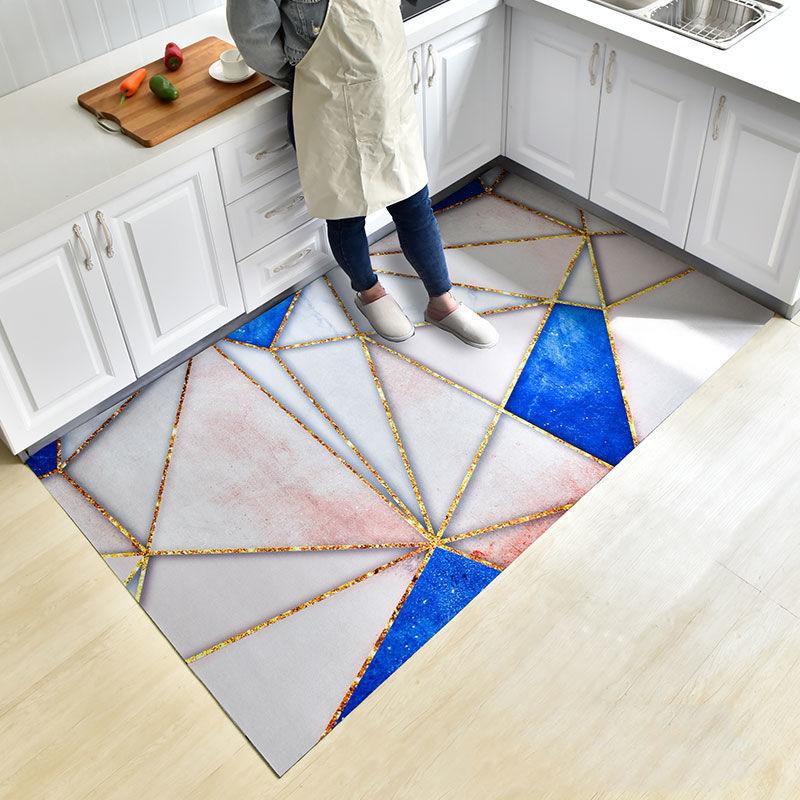 Kitchen Mat Household Dirt-resistant Absorbent Foot Pad Door Anti-slip Mat Waterproof Oil-proof Carpet