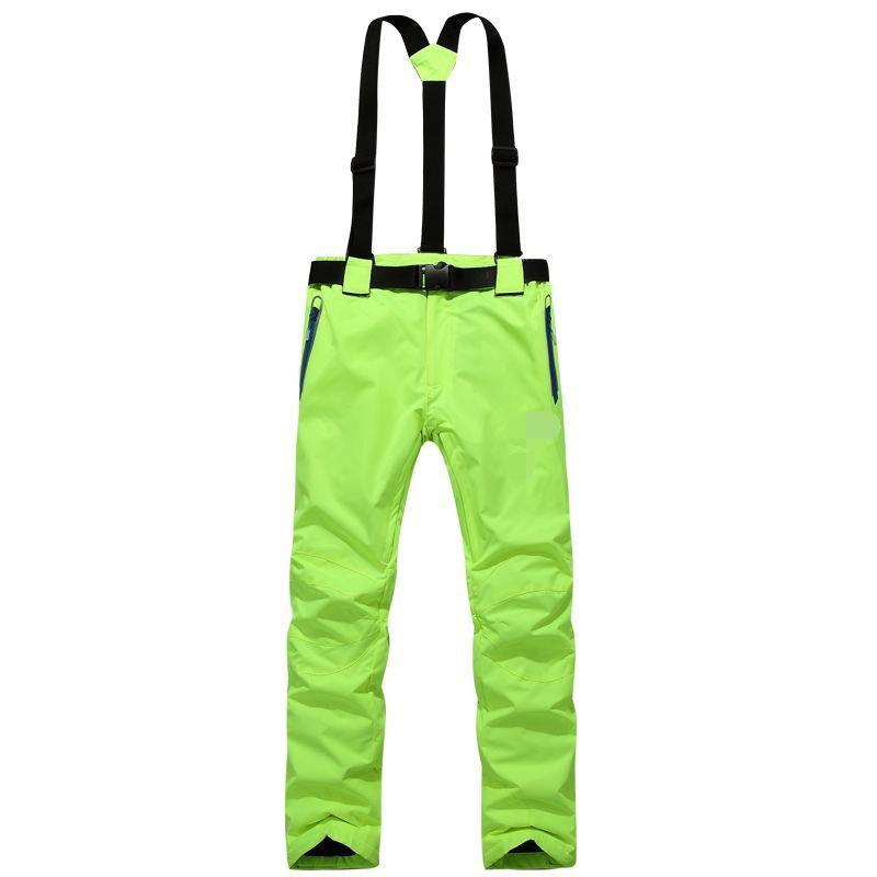 Men's and Women's Ski Pants Winter Outdoor Warm and Windproof Waterproof Snowboard Pants Jumpsuit Ski Overalls Snow Pants