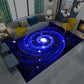 Washable Starry Sky Pattern Carpet Home Living Room Study Bedroom Children's Room Bedside Blanket