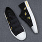 Plus Size 38-44 Summer Men Canvas Sneakers Comfortable Deodorant Running Basketball Shoes Breathable Shockproof Non-slip Bee Shoes