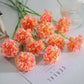 Carnation Simulation Bouquet Fake Flower Silk Flower Living Room Decoration Dining Table Decoration Plastic Flower Holiday Gift