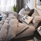 Winter Four-piece Set Double-sided Velvet Thick Short Plush Bed Linen Quilt Cover Coral Velvet 4-piece Set