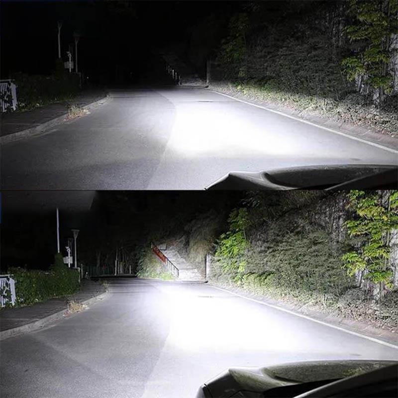 12V24V Free Modification Far and Near Integrated Strong Light Car Bulb H1 H7 H4 9005 9006 9012 120W LED Car Bulb Super Bright 12000LM