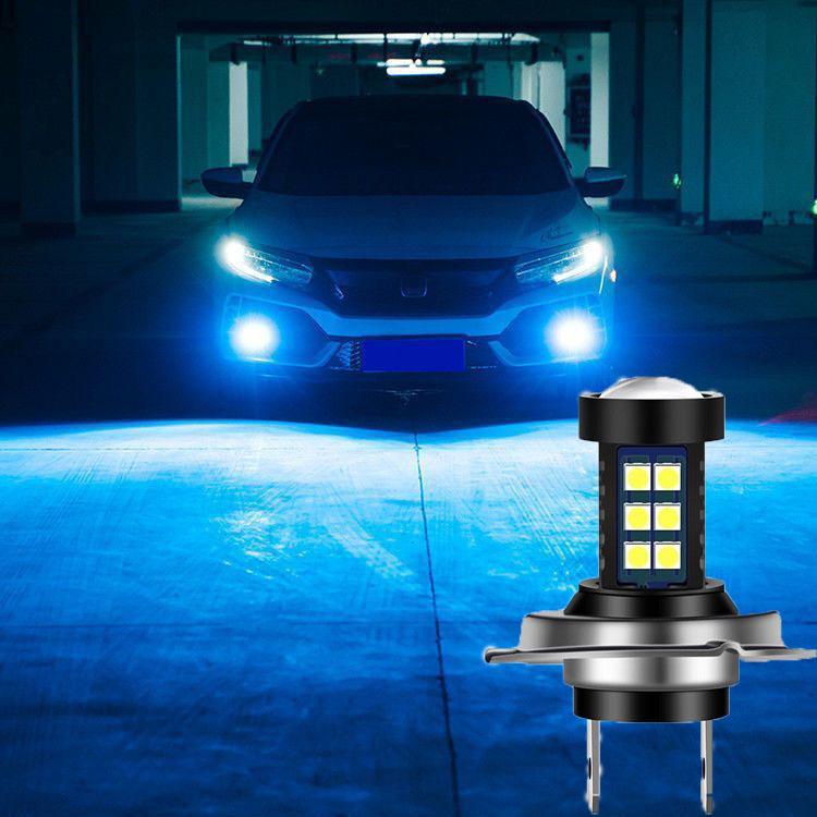 H7 220W LED Seven Color Car Front Fog Light Super Bright Headlight Natural/ Strobe Light Car Light Bulb