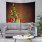 3D Christmas Tapestry Wall Hanging for Bedroom Living Room Dorm with Free String Lights