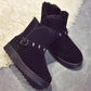 Children's Winter Korean Snow Boots Thick Cotton Shoes All-match Flat-bottomed Plus Fleece Ankle Boots