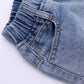 Girl Boy Loose Jeans Spring and Autumn Wear Korean Style Hole Children's Medium Children's Color Jeans Pants