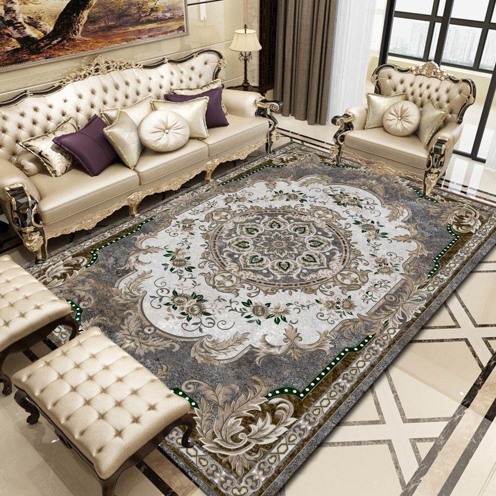 Classic European Style Carpets Carpets for Living Room Simple Mats Carpet Kids Room Bedroom Rugs