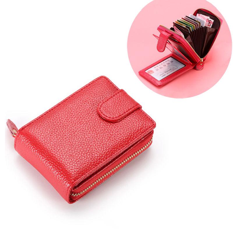 Leather Driver's License Card Bag Men's Leather Zipper Card Package Female Men's Wallet Multi-function Driver's License Leather Case Male Leather