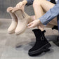 Winter Tube Snow Boots Woman Fur Plus Velvet Thick Bottom Anti-slip Wool Warm Cotton Shoes Winter Boots