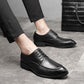 Leather Men Oxford Shoes Lace Up Casual Business Men Pointed Shoes Men Wedding Men Dress Shoes