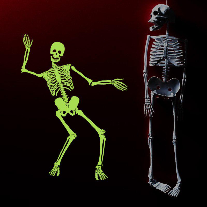 [Wall sticker ]Luminous Skull Skeleton Halloween Decoration Wall Stickers For Party Window Wall Deca