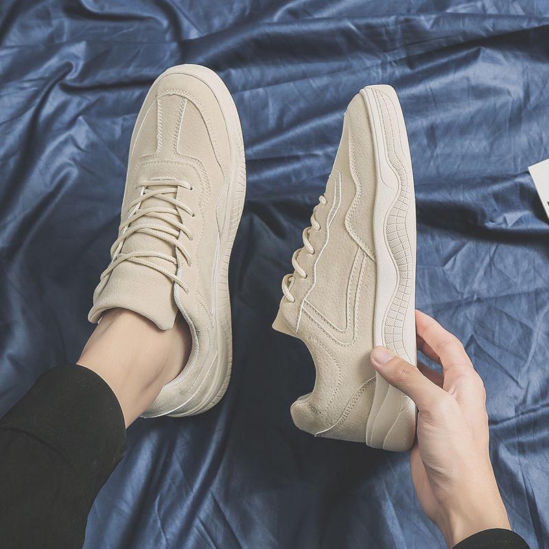 Retro work shoes casual fashion flat shoes men's shoes High quality Incremental running sneakers