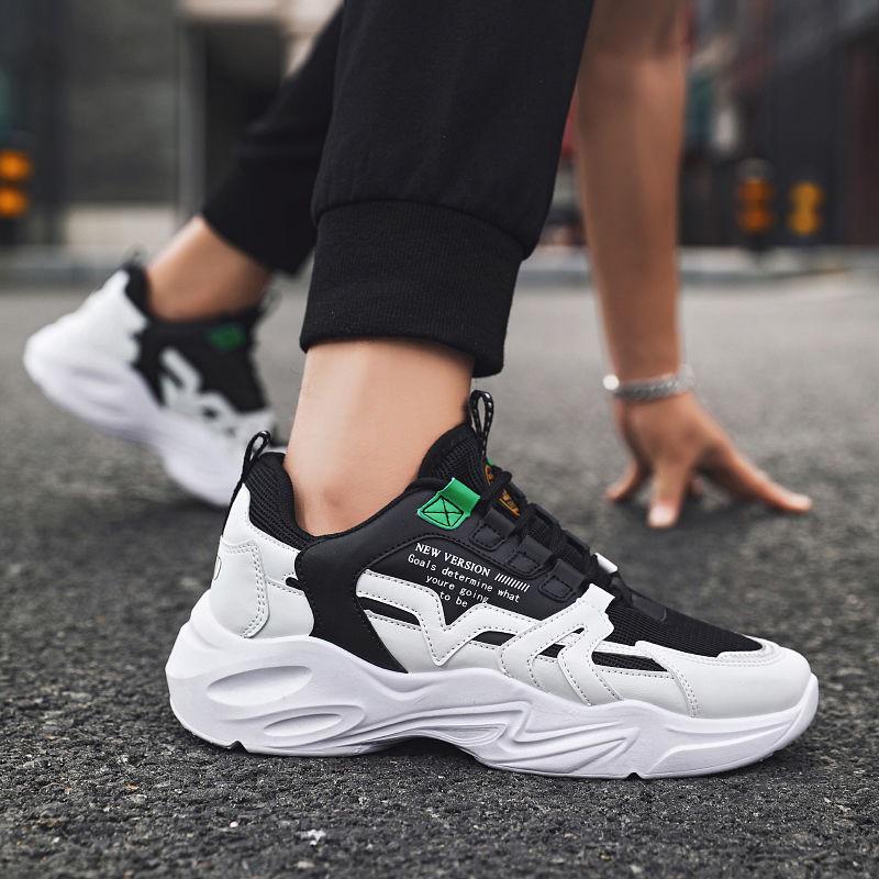 Running Shoes for Men Jogging Sneakers for Women Air Sole Breathable Mesh Lace-up Fitness Sport Shoe