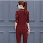 Temperament Suit Female Spring and Autumn Self-cultivation and Slimming Goddess Fan Celebrity Three-piece Professional Wear