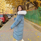 Women's Gold Velvet Winter Jacket Down Padded Jacket Mid-length Korean Loose Thick Padded Jacket
