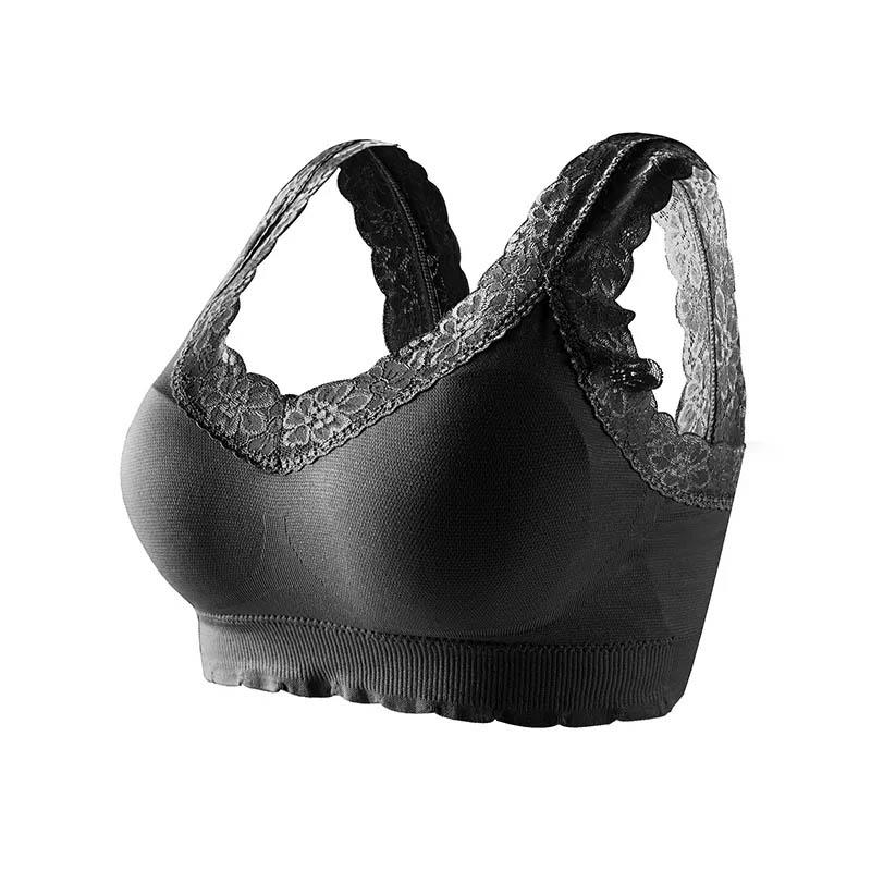 Large Size Underwear Women Gather Thin Sexy Sports Beautiful Back Comfortable Sports Bra Without Steel Ring Vest Breathable Bra