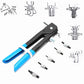 10.5 Inch Manual Pull Female Gun Pull Cap Gun 86 Piece Set 106pcs Rivet Nut Set Manual Nut Gun Set