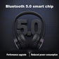 3.5mm Interface Noise Reduction Wireless Headset Bluetooth Stereo Foldable Headphones Built-in Mic