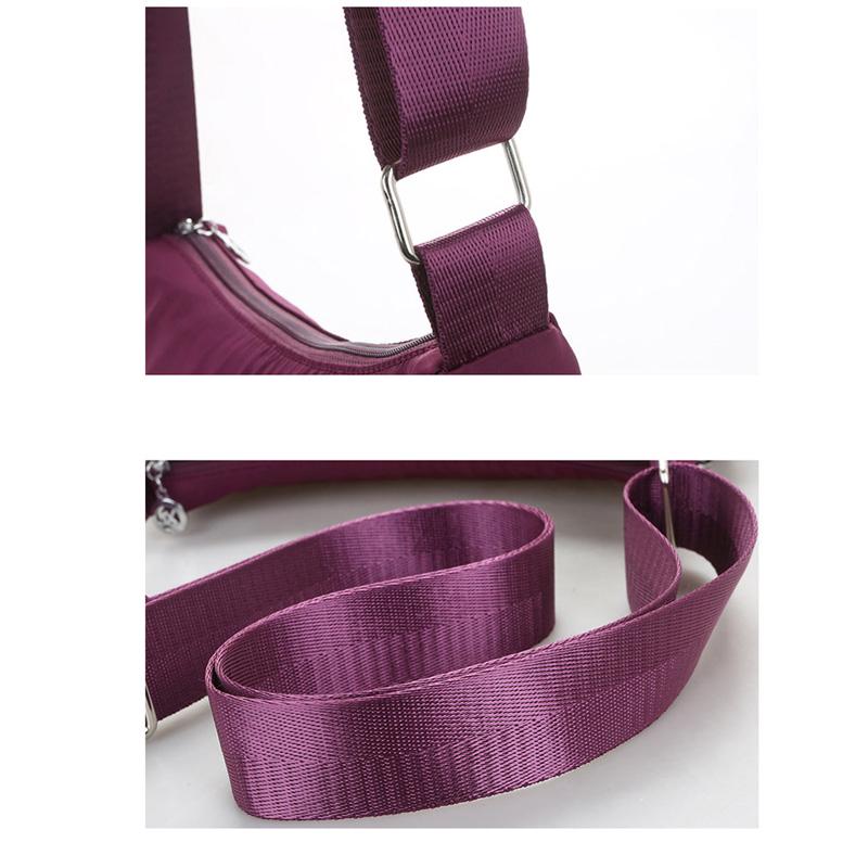Women Casual Oxford Waterproof Handbag Single Shoulder Pocket Crossbody Bag